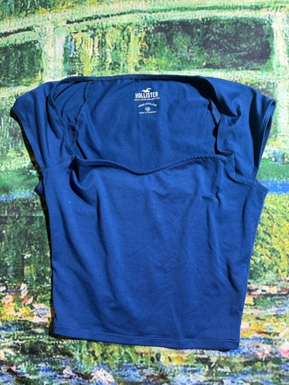 Hollister Navy Blue Short Sleeve Tee